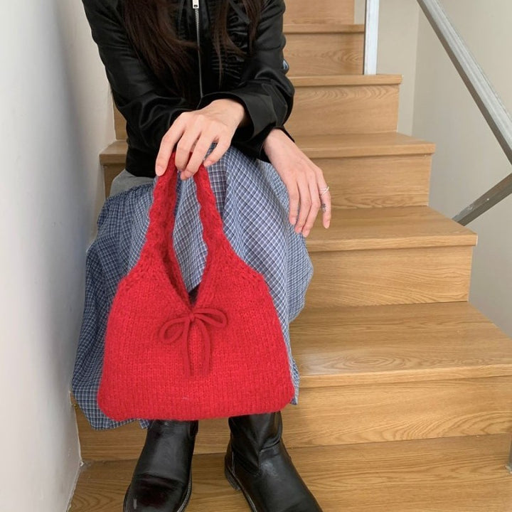 Cozy Knit Tote Bag Kalsten