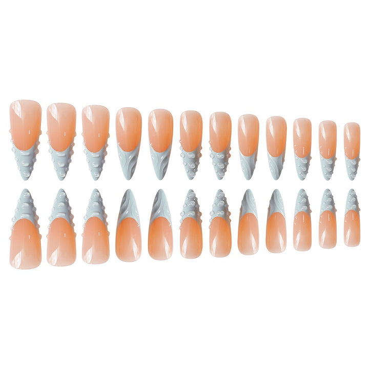 Artistic Textured Press-On Nail Art Kalsten