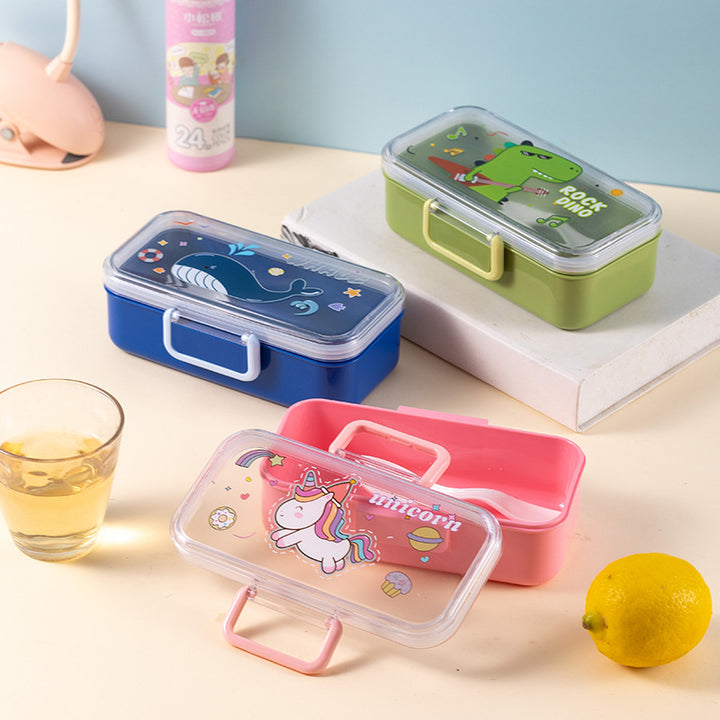 Fun-Themed Multi-Compartment Lunchbox