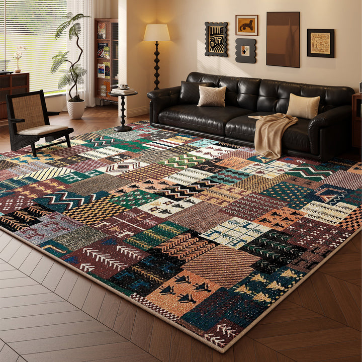 Multi-Pattern Decorative Area Rug Kalsten