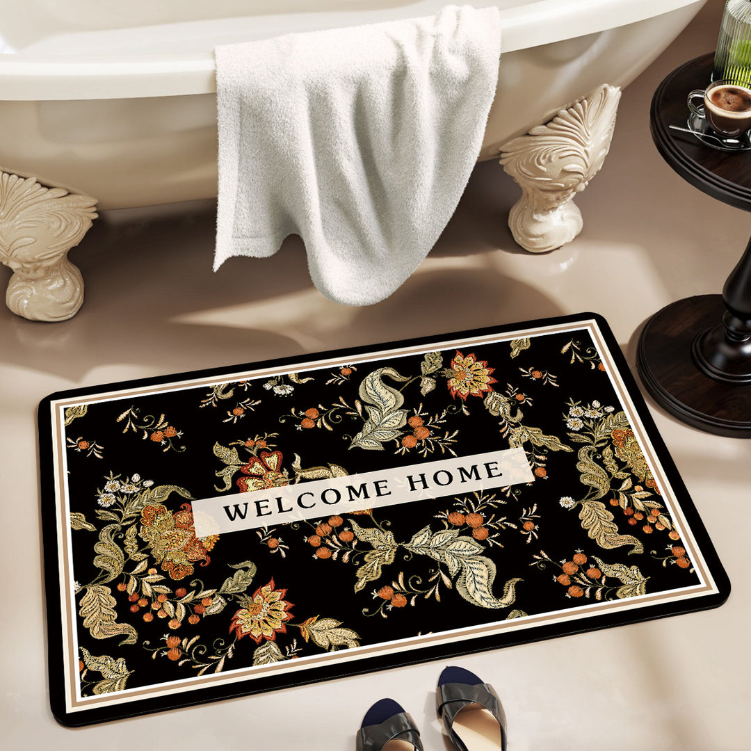 Charming Decorative Bath Mat Kalsten