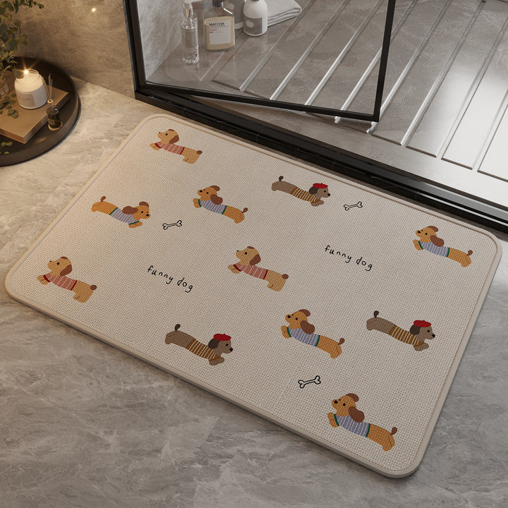 Funny Dog Indoor Mat Kalsten