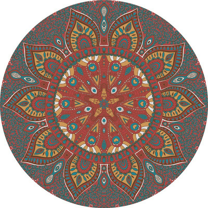 Mandala-Inspired Decorative Area Rug Kalsten