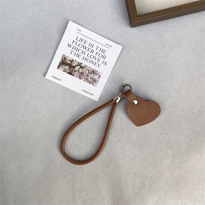 Leather Heart Keychain kalsten