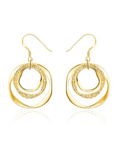 Elegant Spiral Drop Earrings Kalsten