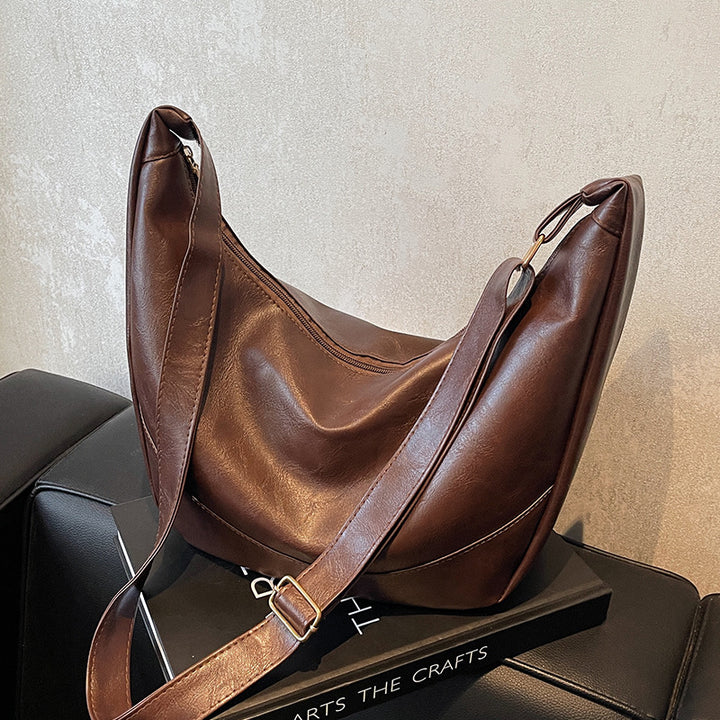 Slouchy Leather Shoulder Bag