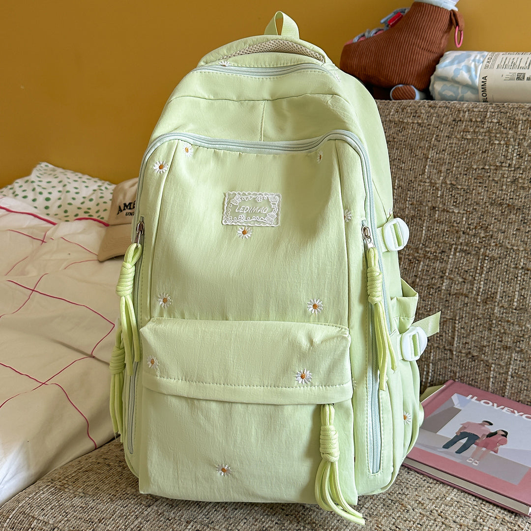Decorative Floral Embellished Backpack Kalsten