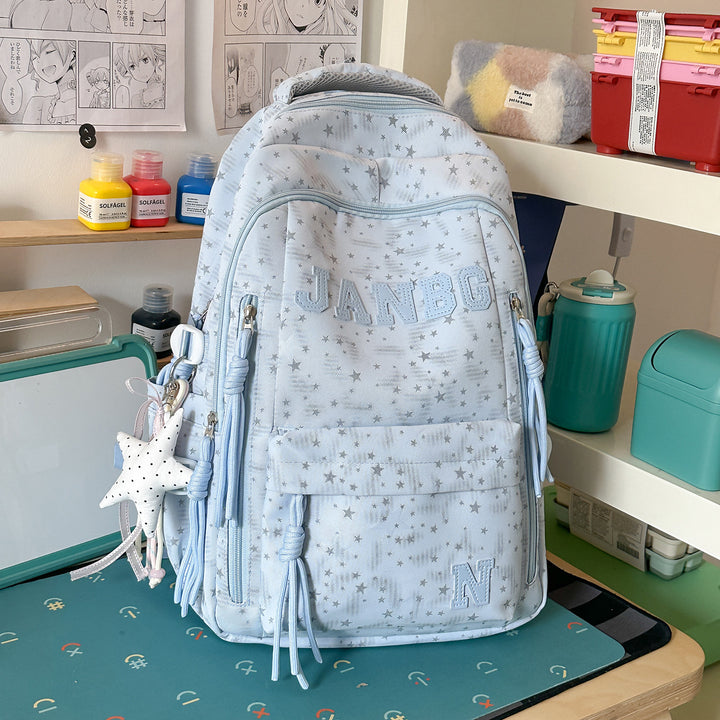 Stylish Star Patterned Backpack Kalsten