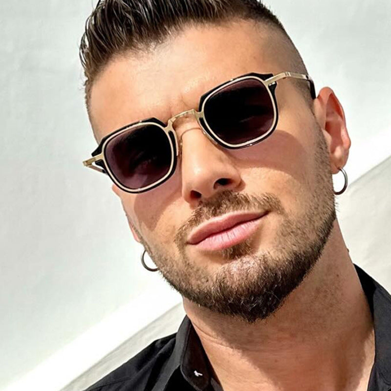 Women's square sunglasses with unique design and UV protection Kalsten