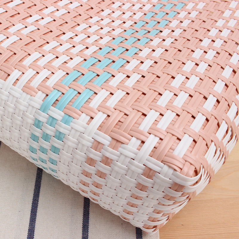 Braided Tote Bag with Geometric Design Kalsten