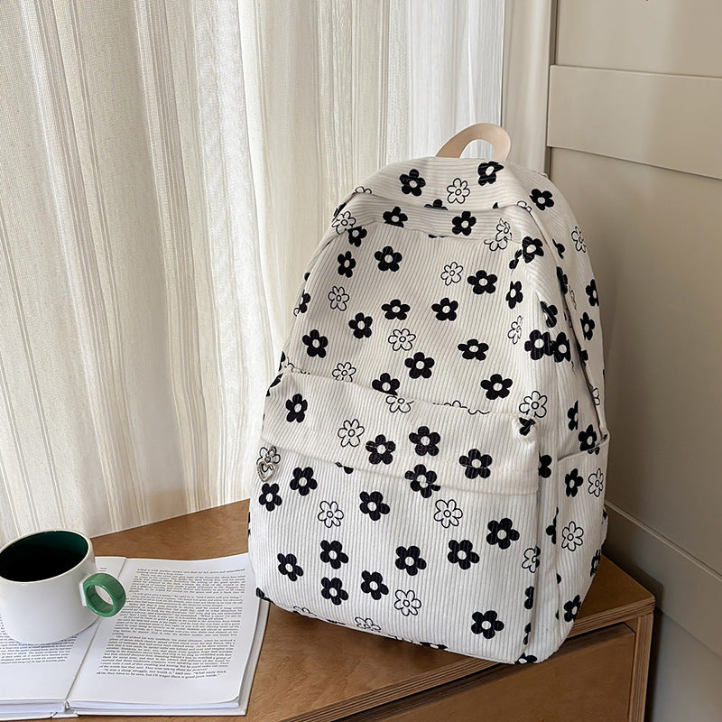 Floral Patterned Casual Backpack Kalsten
