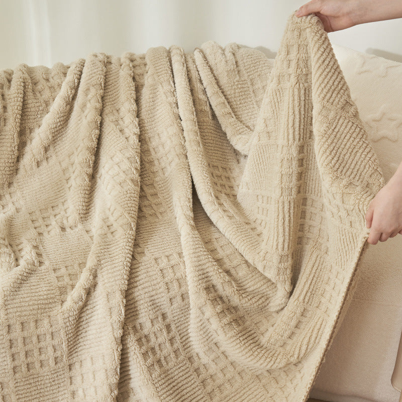 Textured Cozy Blanket Kalsten