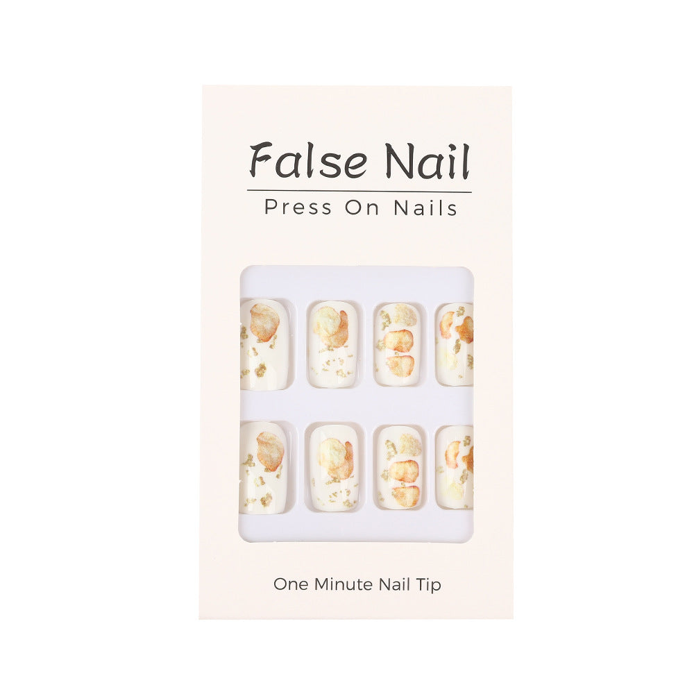 Creative artificial nails in natural vintage design Kalsten