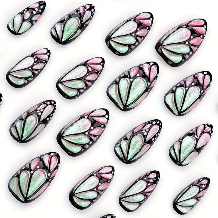 Elegant Butterfly Design Nail Art Kalsten