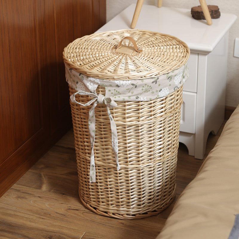Decorative Woven Laundry Hamper Kalsten