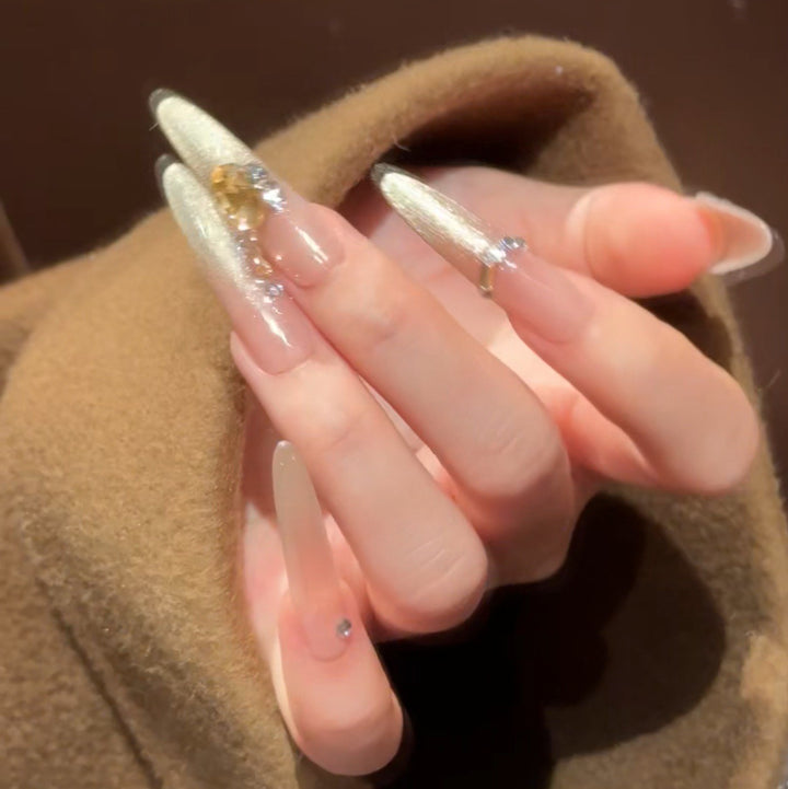 Stylish Stiletto Press-On Nail Extensions Kalsten