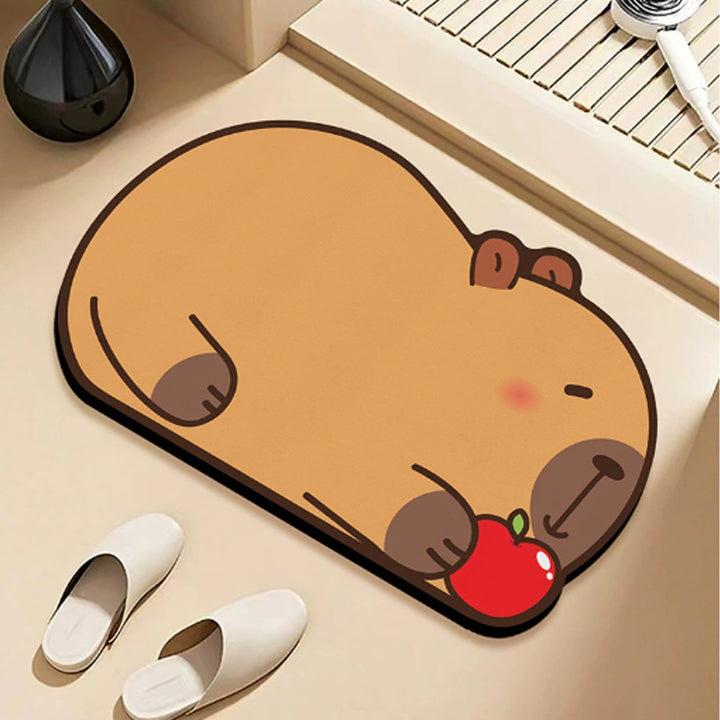 Cute Cartoon Character Bath Mat Decor