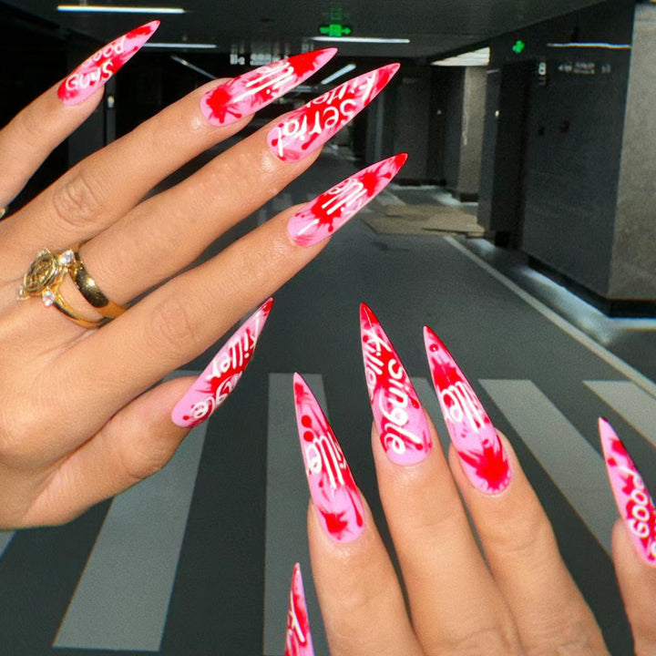 Trendy Stiletto Nail Art Extensions