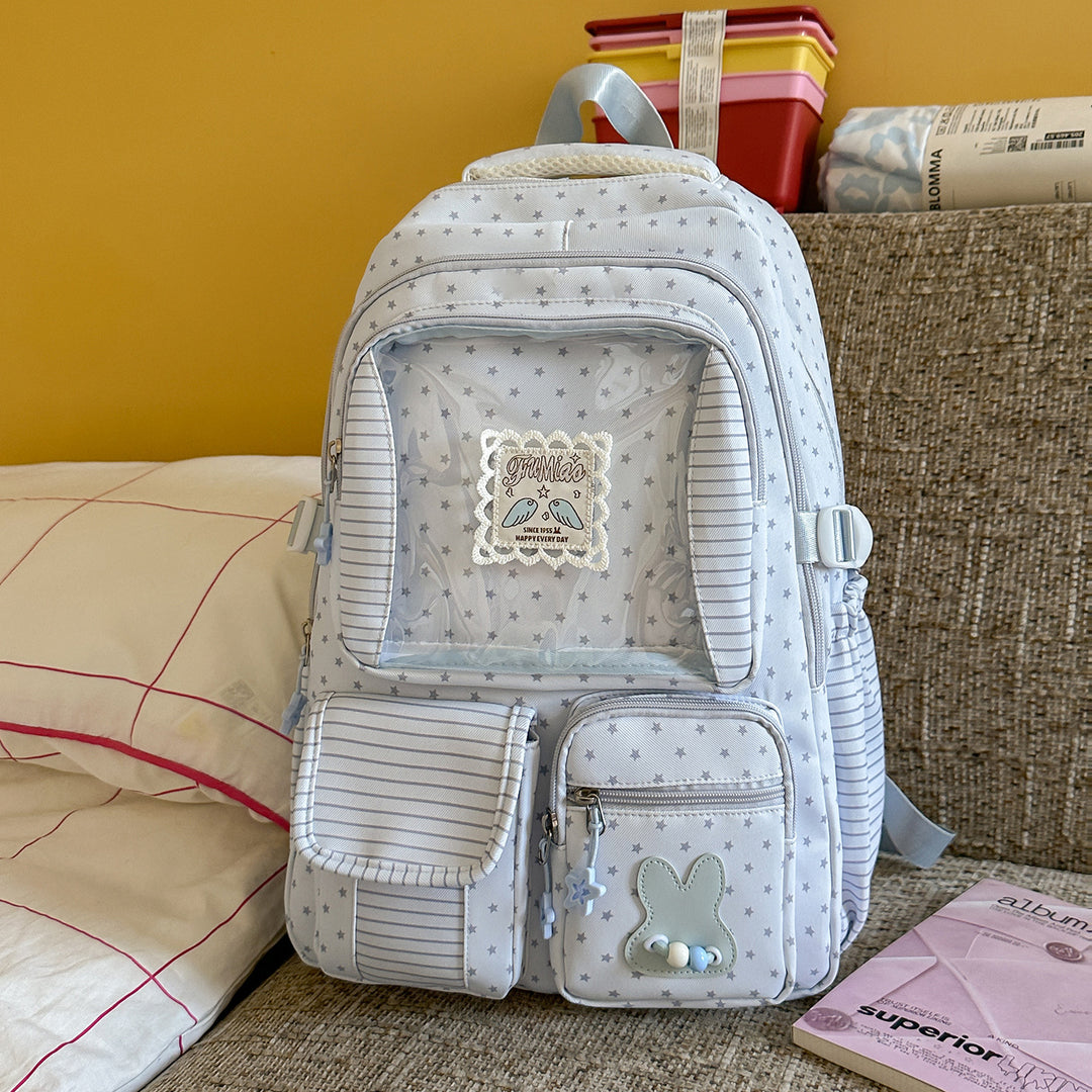 Playful Bunny Ear School Backpack Kalsten