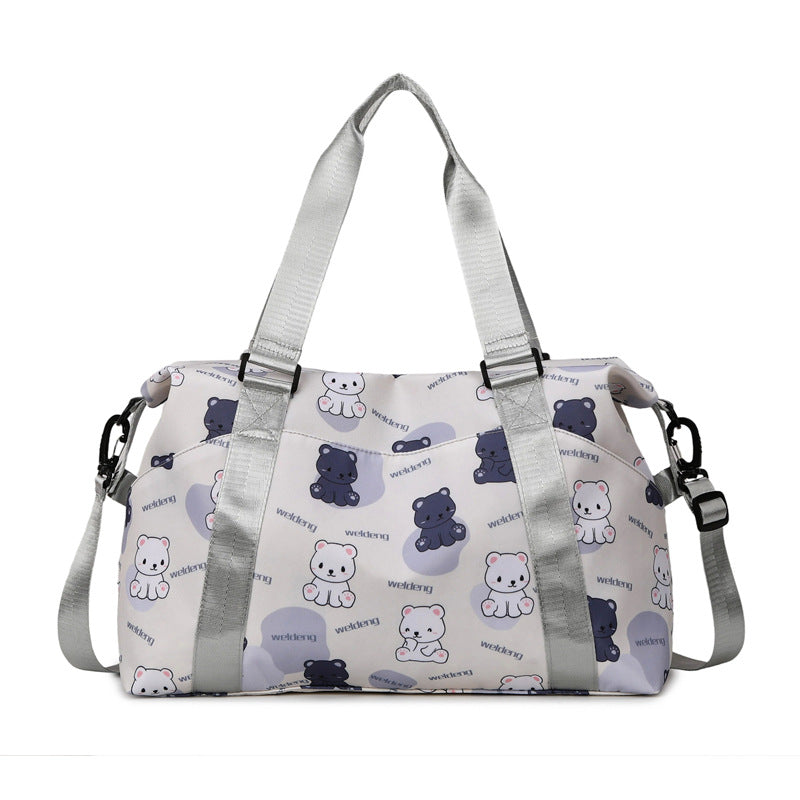 Cute Graphic Design Travel Duffle Bag