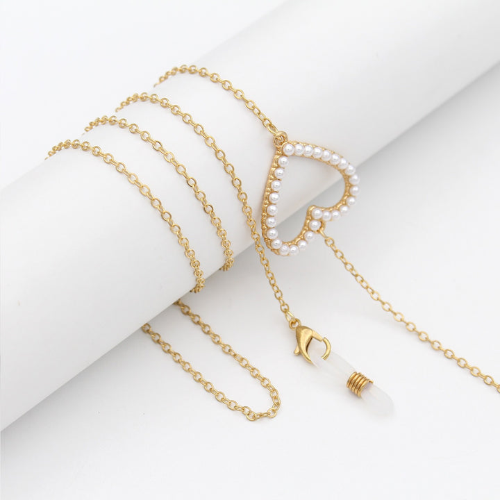Elegant Crystal-Embellished Eyewear Chain Kalsten 1788159829