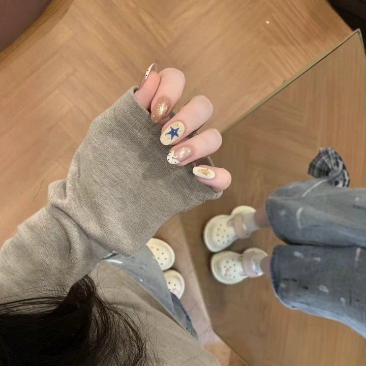 Decorative Themed Press-On Nail Art
