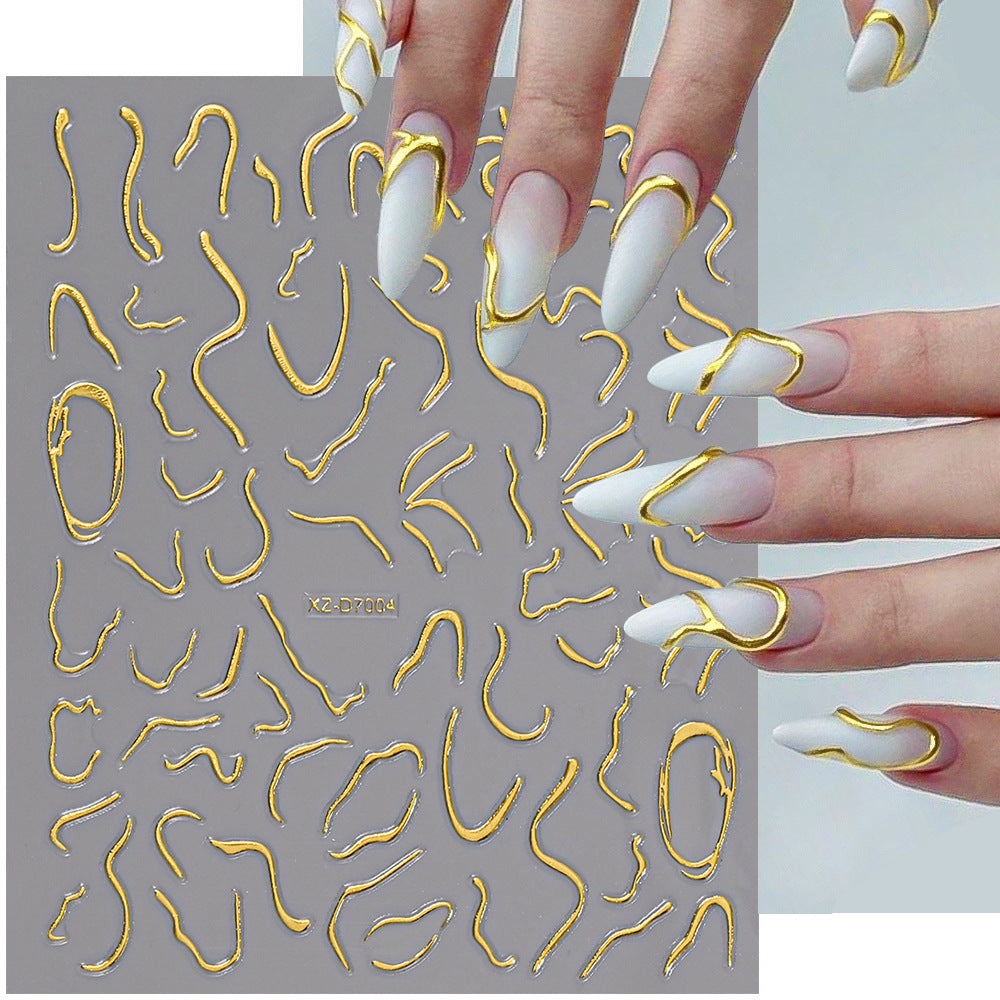 Floral Decorative Nail Art Stickers