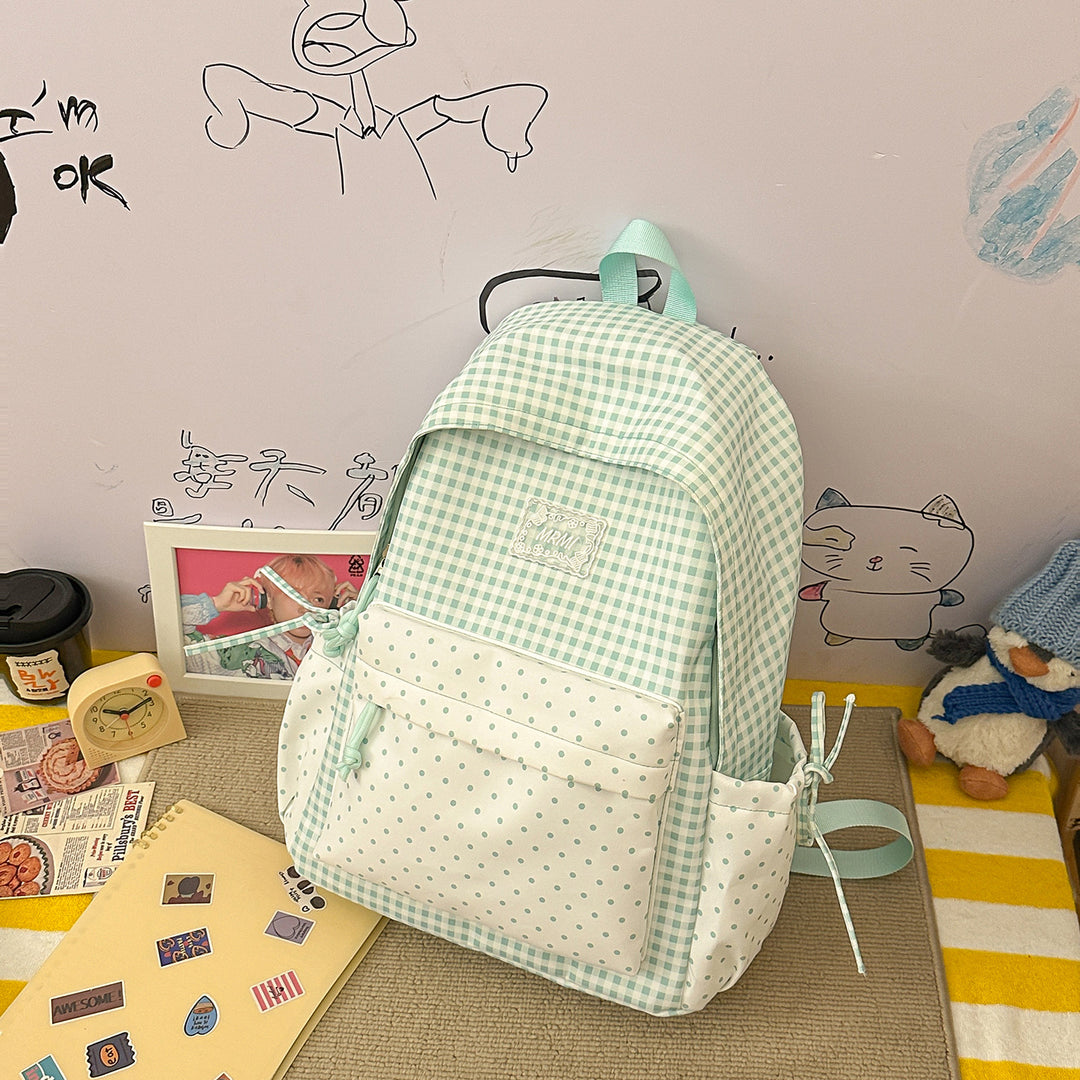 Chic Plaid Backpack Kalsten