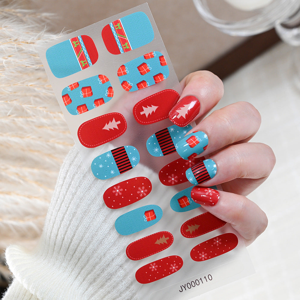 Holiday-Themed Nail Art Stickers