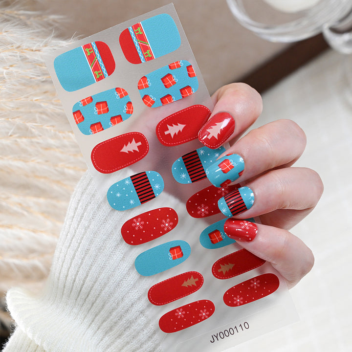 Holiday-Themed Nail Art Stickers