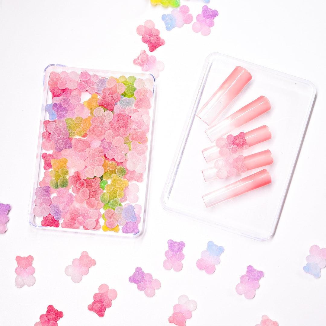 Cute Bear-Shaped Nail Art Charms