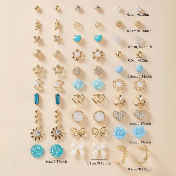 Sparkling Earrings Set Kalsten