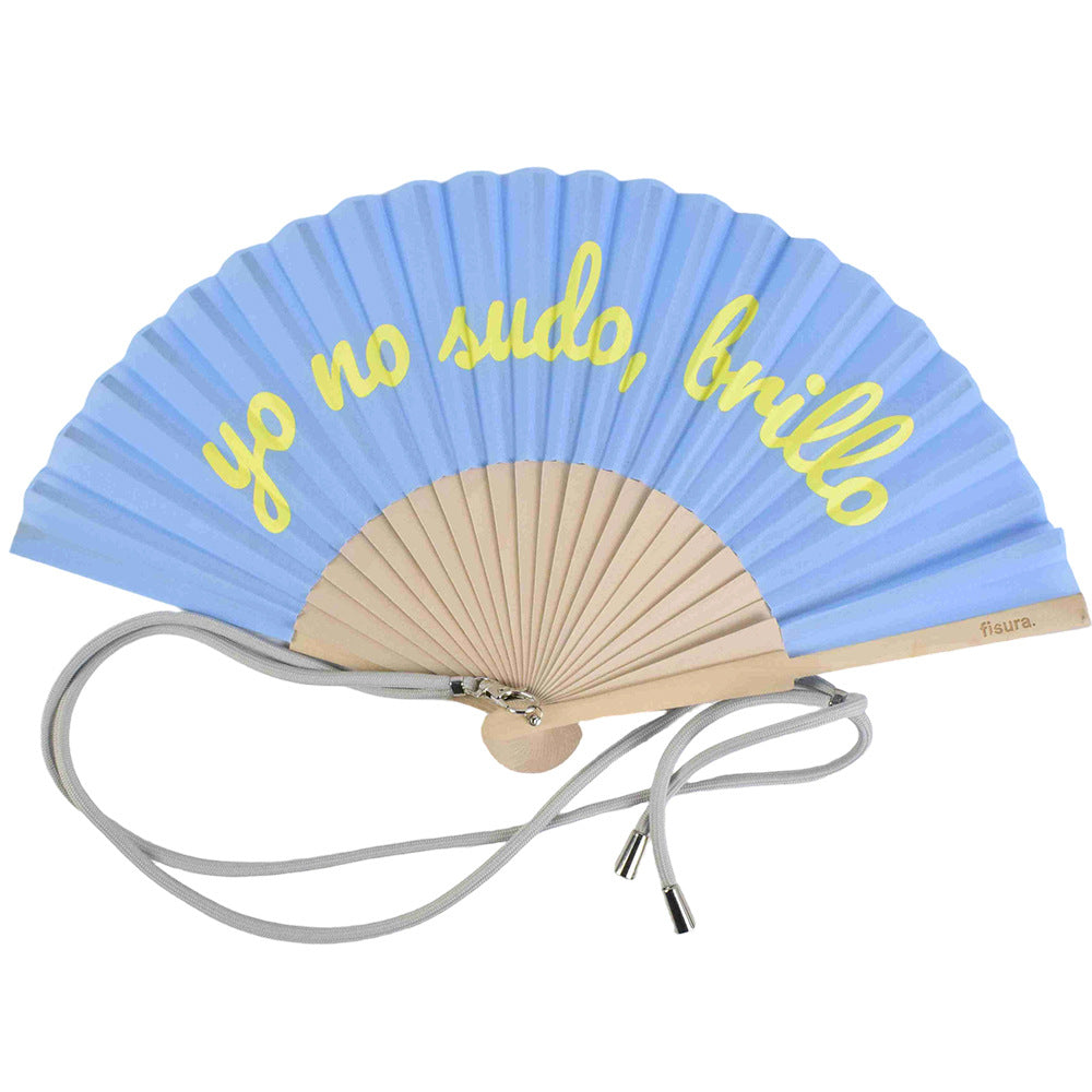 Ladies Designer Hand Fan with Personal Inscription Kalsten
