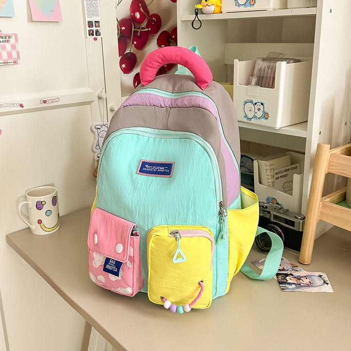 Colorful Multi-Pocket Backpack Kalsten