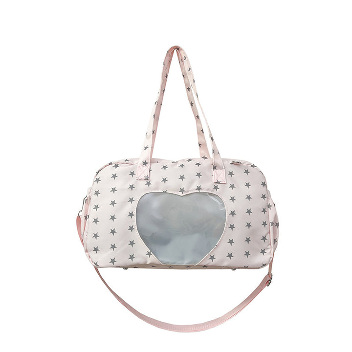 Star-Patterned Multi-Functional Handbag