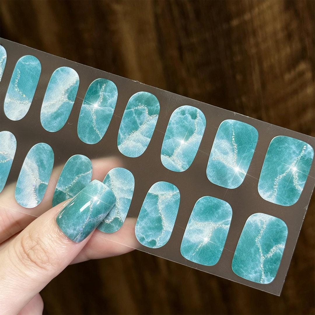 Artistic Watercolor Nail Wraps