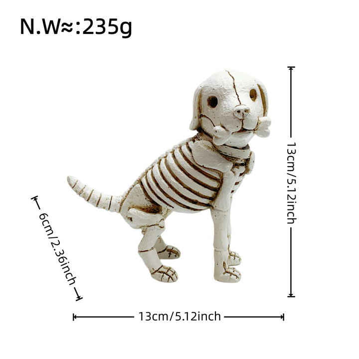 Decorative Dog Skeleton Figurine Kalsten