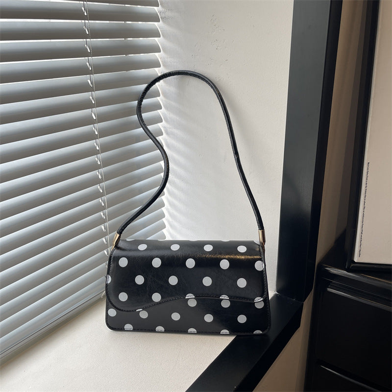 Chic Polka Dot Shoulder Bag