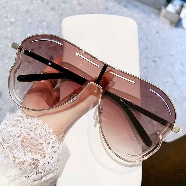 Men's Aviator-Style Shield Sunglasses Kalsten