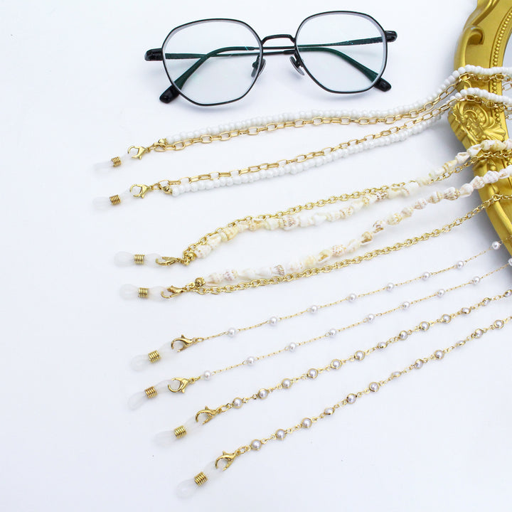 Coastal Shell-Decorated Eyewear Chain Kalsten