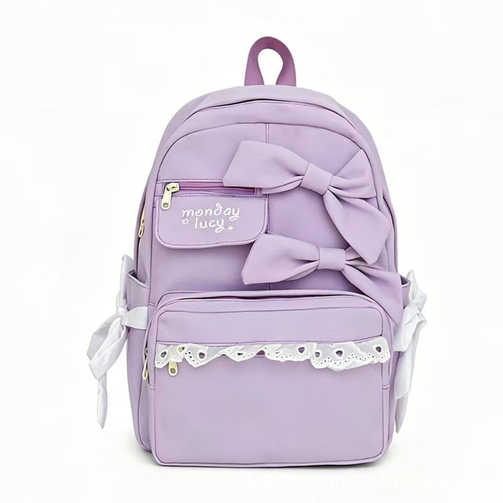 Bow-Embellished Daypack Kalsten