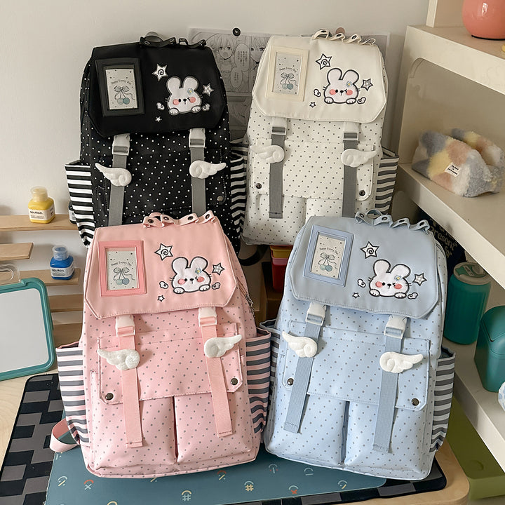 Cute Character Print Backpack Kalsten