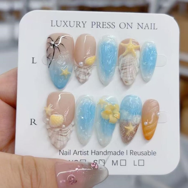 Artistic Floral-Inspired Press-On Nails Kalsten