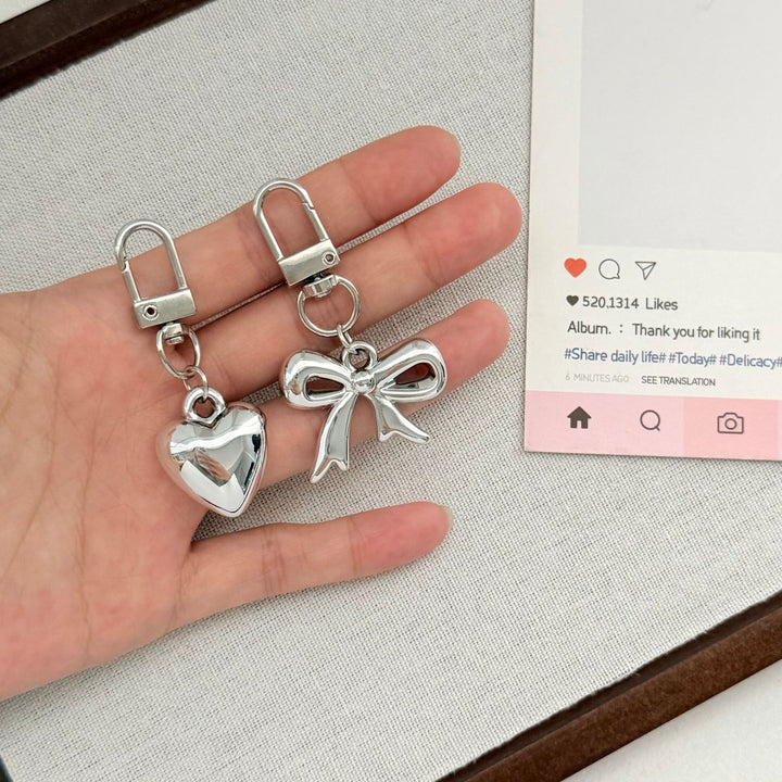 Heart-Shaped Clip-On Keychain Kalsten