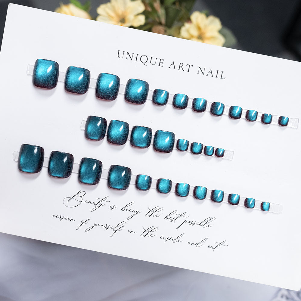 Elegant Metallic Nail Art