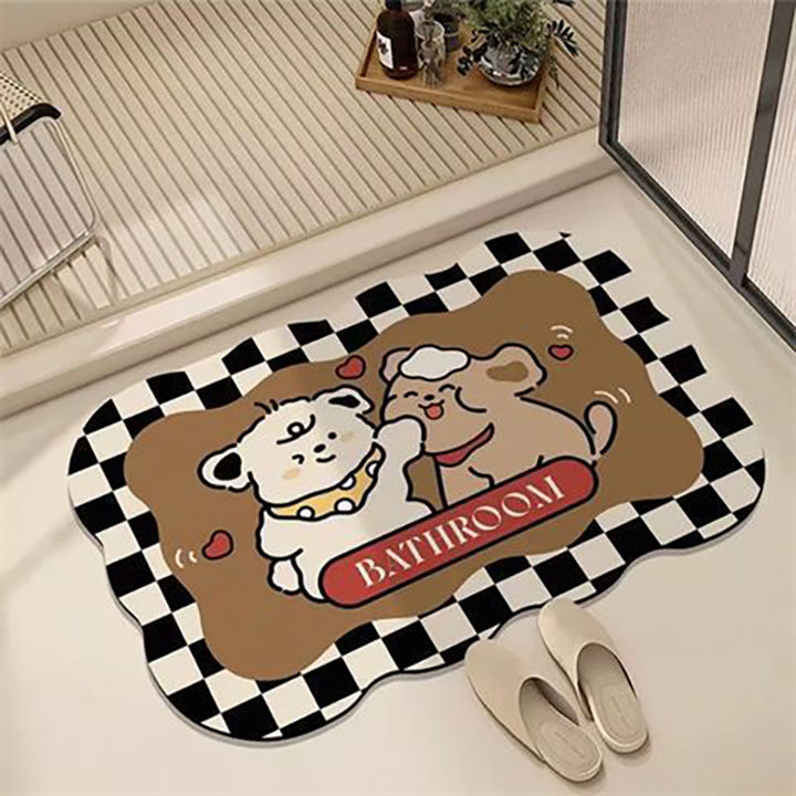 Pet-Themed Decorative Bath Mat Kalsten