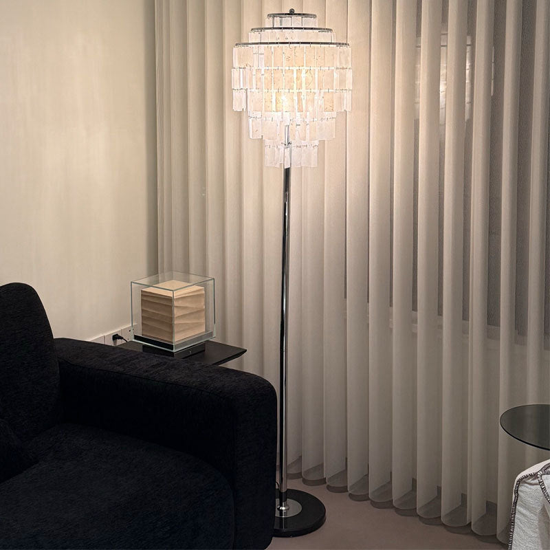 Luxurious Crystal Floor Lamp