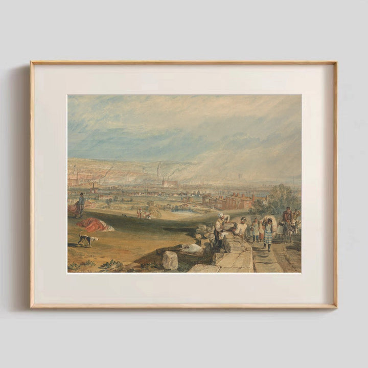 Framed Picturesque Waterfall Artwork