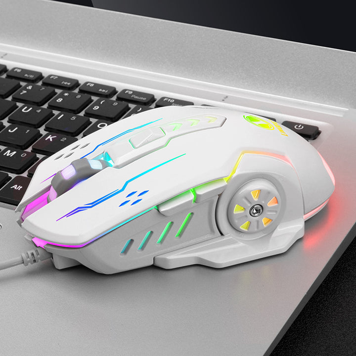 Men's High-Precision RGB Wired Gaming Mouse with Customizable Features Kalsten