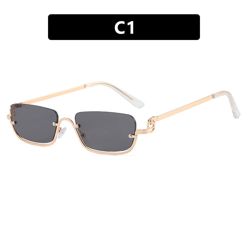 Women Fashionable Square Sunglasses with Elegant Metal Frame Kalsten